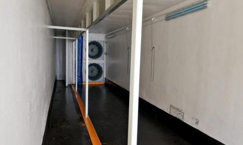 Interior de Pre-enfrío Móvil Interno